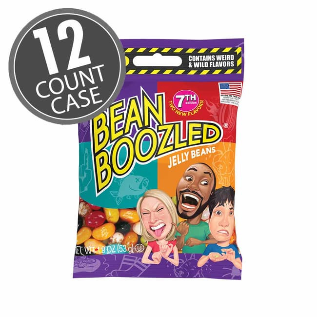 BeanBoozled Jelly Beans 1.9 oz bag (7th edition) 12-Count Case