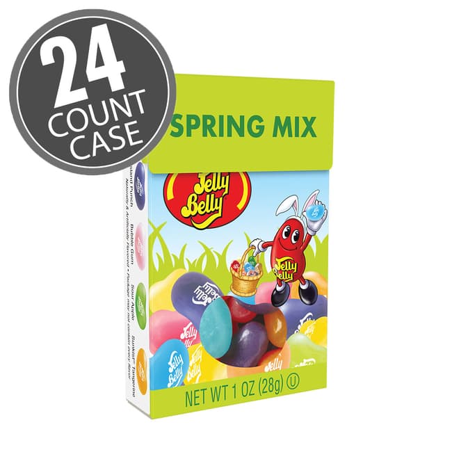 Jelly Belly Spring Mix 1 oz Flip-Top Box 24-Count Case