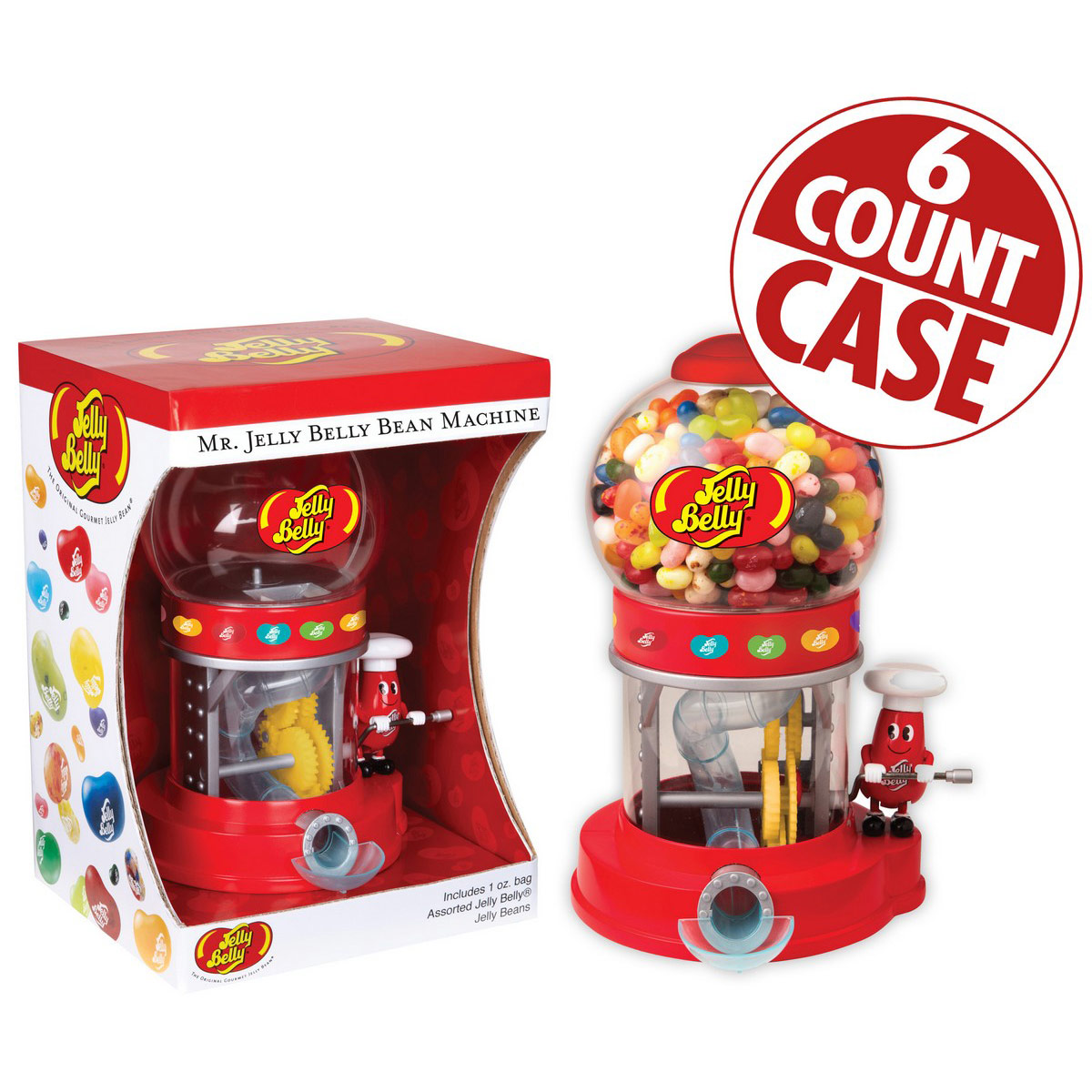 Mr Jelly Belly Bean Machine 6 Count Case Thoughtverse