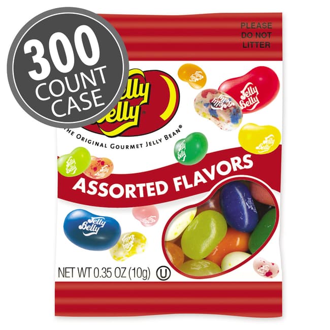 Jelly Belly Jelly Beans: 0.35 oz Assorted Sample Bags 300-Pack