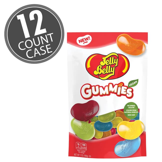 Jelly Belly Assorted Gummies 7 oz Bag - 12 Count Case