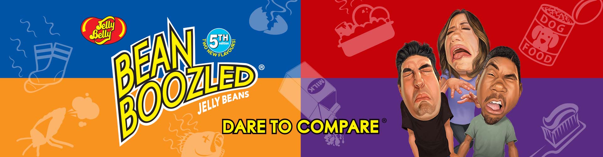 BeanBoozled Challenge Page Dare to Compare