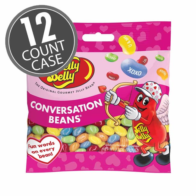 Jelly Belly Conversation Beans® - 3.5 oz Grab & Go® Bags - 12-Count Case