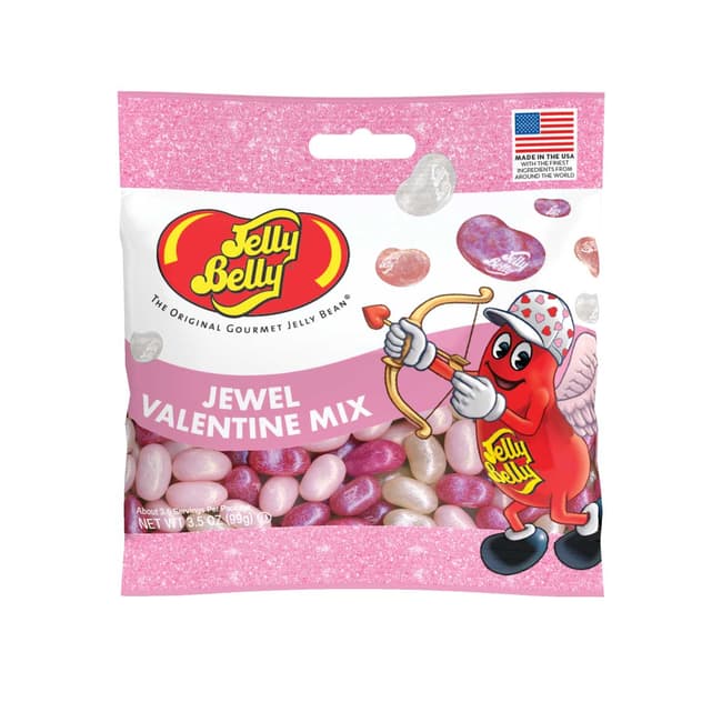 Jewel Valentine Mix Jelly Beans - 3.5 oz Grab & Go® Bag