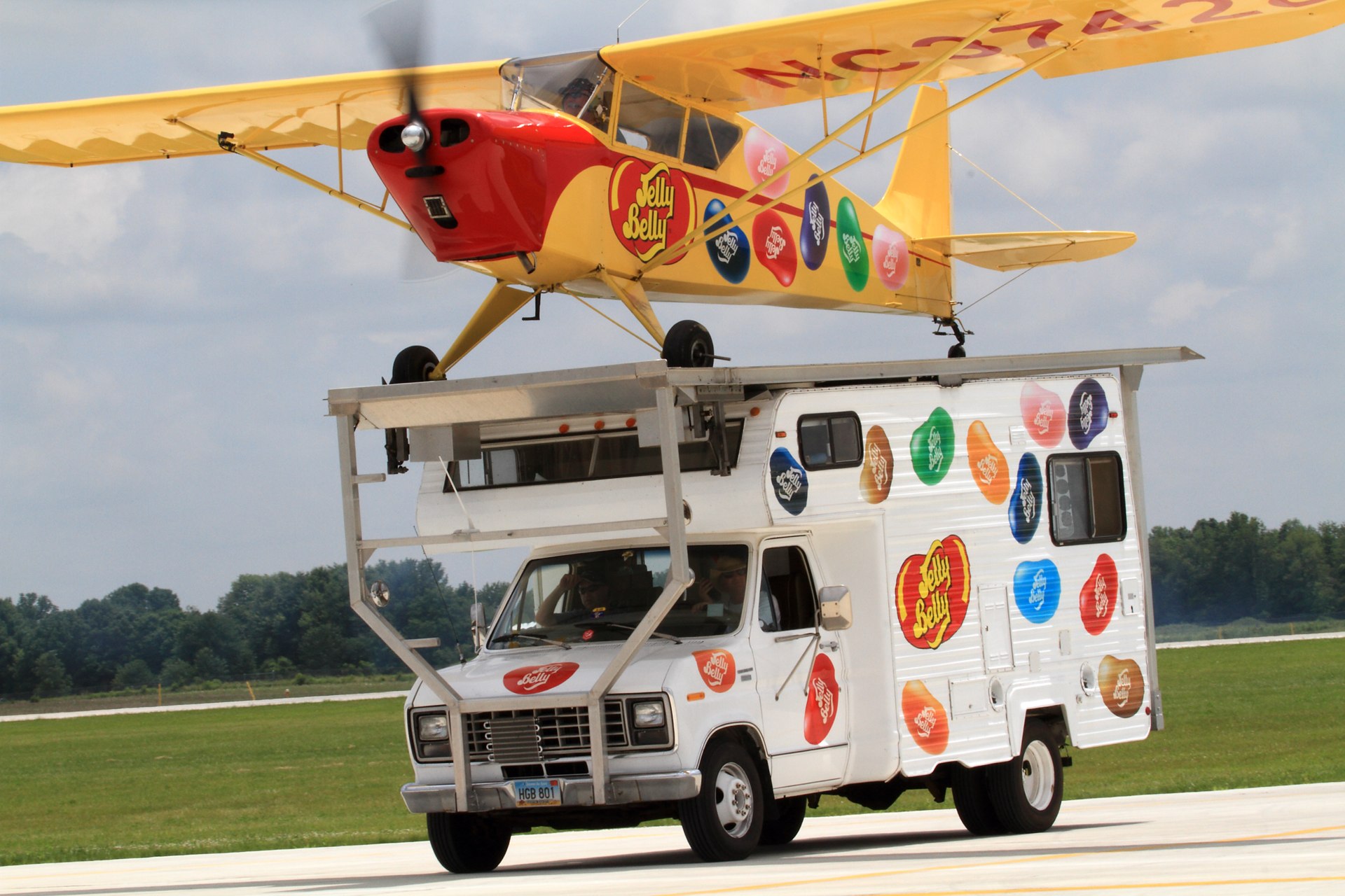 Jelly Belly RV and Airplane