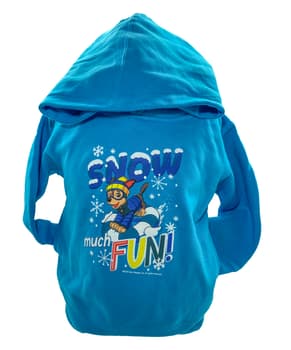 ShopNickU Chase - Much Snow Hooded Patrol Sweatshirt PAW Blue Fun