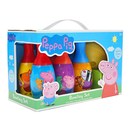 peppa pig bowling set