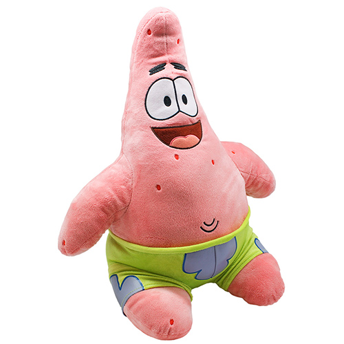 big patrick star stuffed animal