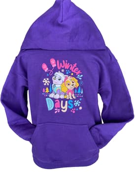 PAW Patrol Winter Days Purple Hooded Sweatshirt - ShopNickU