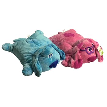 Blue S Clues Blue Magenta Convertible Pillow Plush Shopnicku