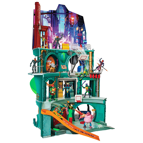 rise of the teenage mutant ninja turtles playset