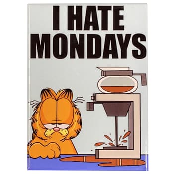 Garfield "I hate Mondays" Magnet - ShopNickU