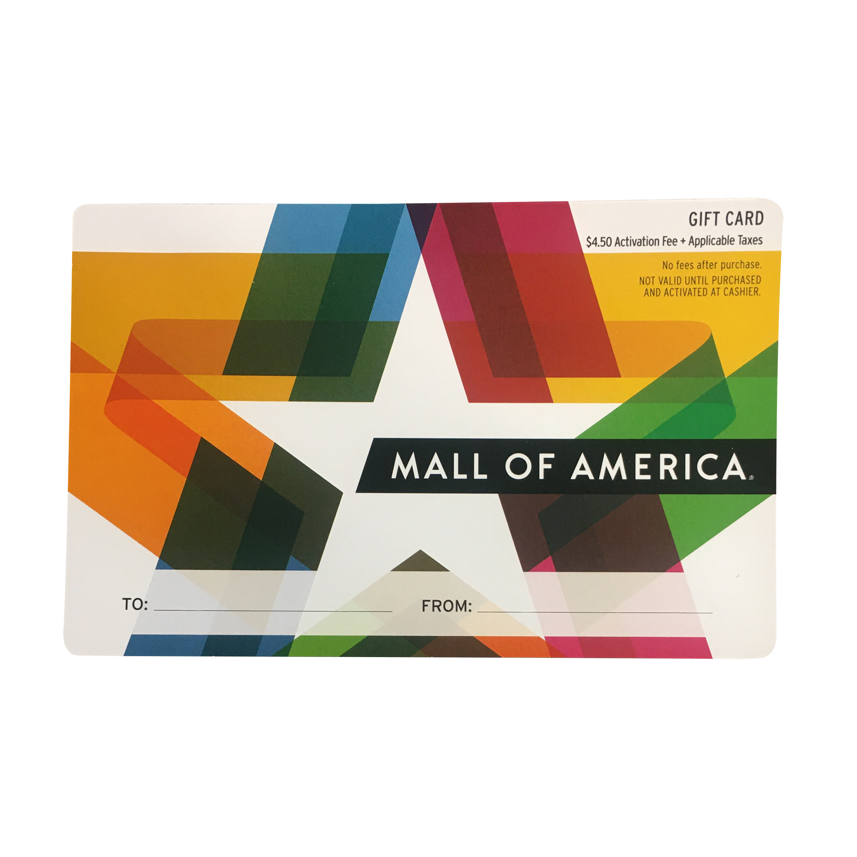 Mall deals gift card