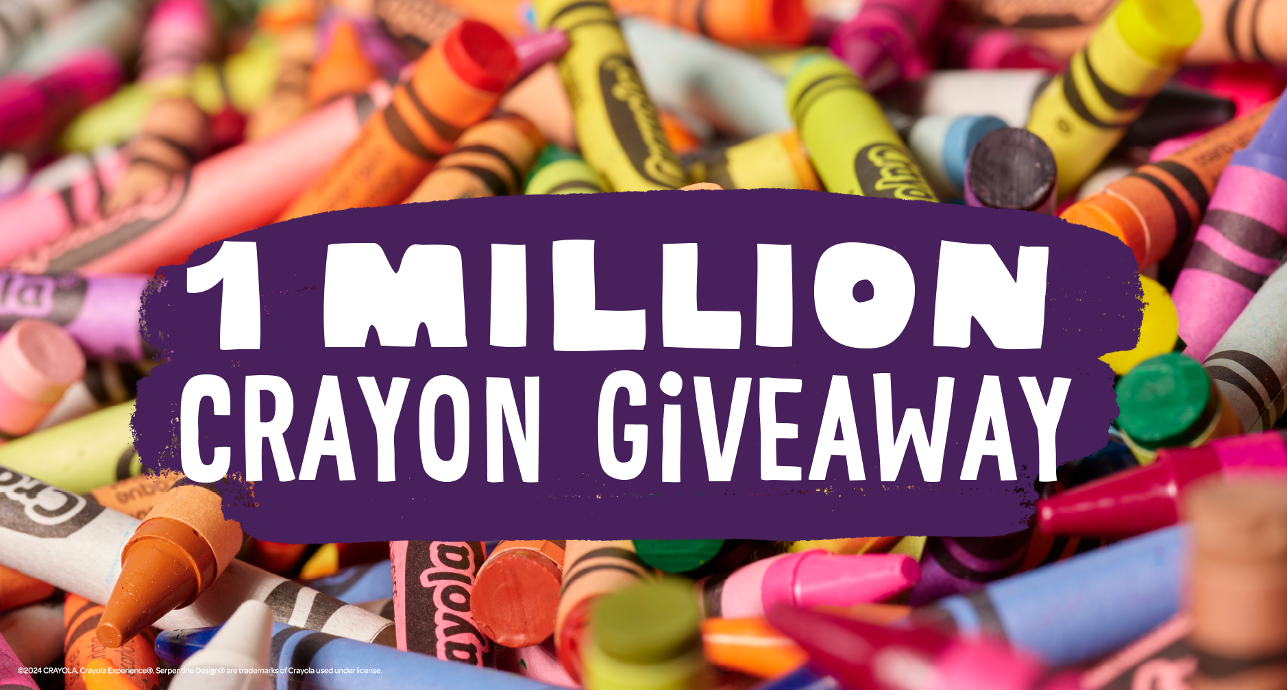 We’re Giving Away 1 Million Crayons!