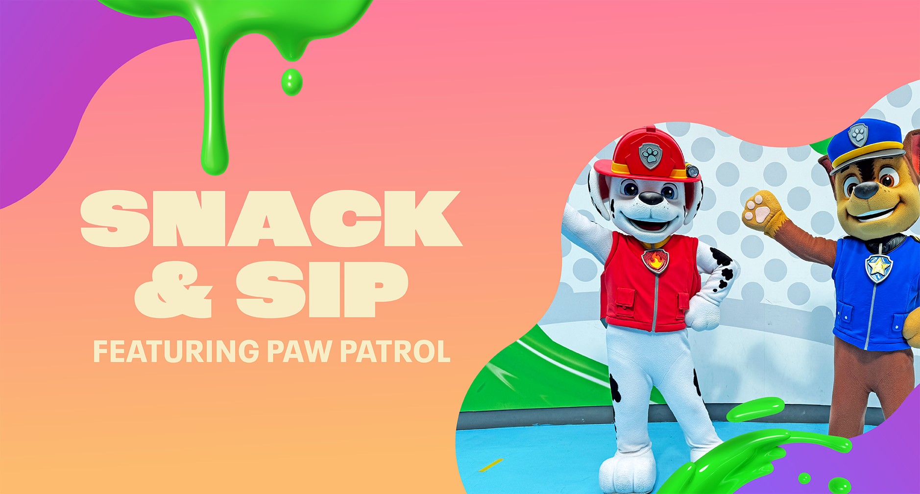 Character Snacks and Sips Featuring Paw Patrol