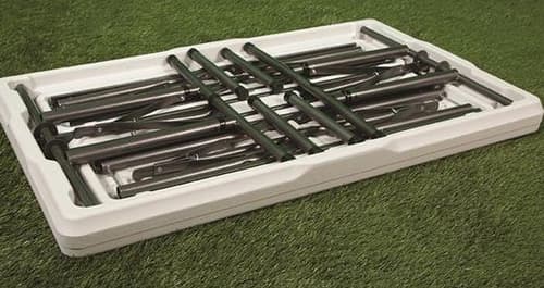 Faulkner 69863 Folding Table and Benches Image 1