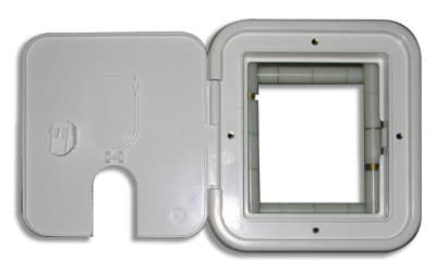 Access Hatch with Rollers for Electrical Cords