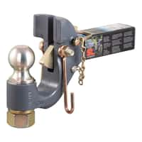 SecureLatch Receiver-Mount Ball & Pintle Hitch (2" Shank, 2" Ball, 14K)