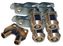 Ace Key Baggage Lock, 7/8" 4Pk