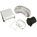 72-4921 - Dryer Vent Installation Kit; Black - Image 1