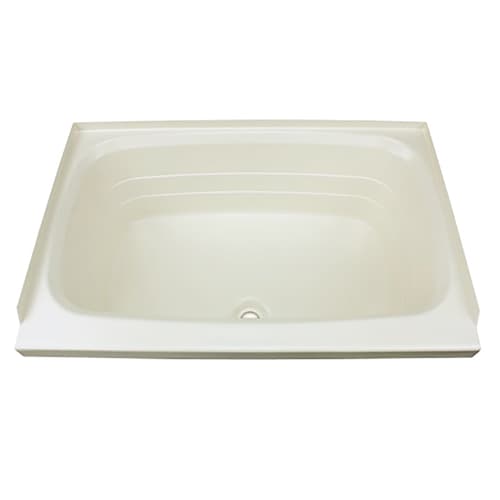 Bathtub with Center Drain; 24" x 38" (Parchment) Image 1