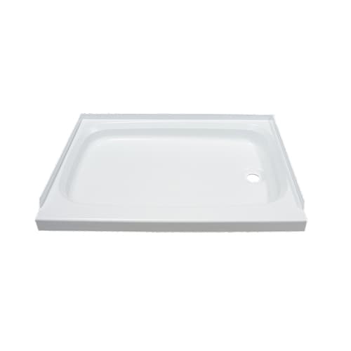 Shower Pan with Right Drain; 24" x 36" (White) Image 1