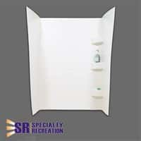 Recreational Vehicle White Shower Surround Image 1