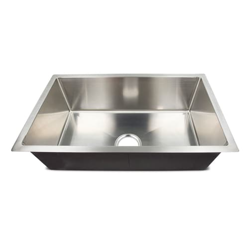 Single Square Sink - 27" x 16" x 7" (Stainless Steel) Image 1