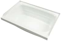 Bathtub with Left Drain; 24" x 46" (White) Image 1