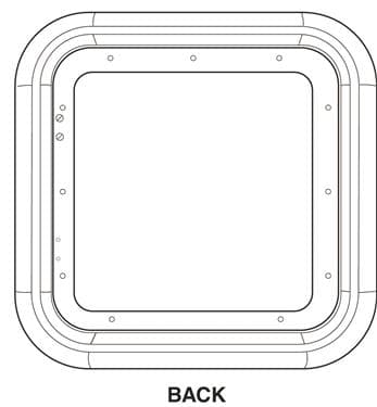 Door Trim Ring For 2GWHDB Door Kit
