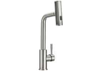 Satin Nickel Deck Mount Rainfall Pull Out Spout Faucet