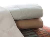 Denver Mattress Microfiber Queen Sheet Set Ivory Image 1