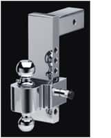 Flash 42-00-2625 E Series HD Adjustable Aluminum Ball Mount with 6 Inch Drop, 2.5 Inch Shank Image 2