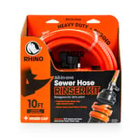 RhinoFlex 10? Clean Out Hose w/Rinser Cap Image 1