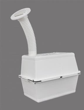 Vented Battery Box-Small Colonial White- | 19-0759
