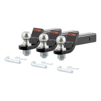 LOADED BALL MOUNTS WITH 2" BALLS (2" SHANK, 7,500 LBS., 2" DROP, 3-PACK)