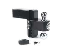 Cerakote Black ALUMINUM Weigh Safe 180 HITCH, 3 6" Drop Hitch, 3" Receiver 21,000 LBS GTW