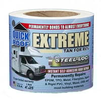 ?Quick Roof Extreme For RV's 4" x 25' - Tan