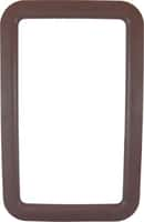 Entrance Door Window Frame - Exterior - Brown