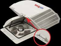 Maxxair Vent Fanmate Cover with EZ Clip Image 1