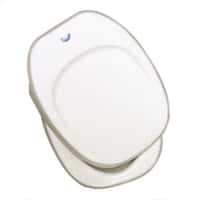 28584 - Square Toilet Seat - Closed Front - White - Image 1