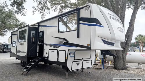 64884 - 39' 2025 Forest River Rogue Armored 341GS11 w/4 Slides - Toy Hauler Image 1