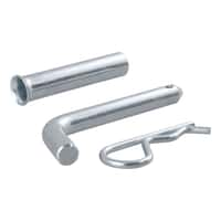 1/2" Hitch Pin with 5/8" Adapter (1-1/4" or 2" Receiver, Zinc, Packaged)