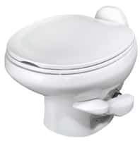 Style II China Toilet, Low Profile, White