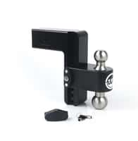 Cerakote Black ALUMINUM Weigh Safe 180 HITCH, 8" Drop Hitch, 3" Receiver 21,000 LBS GTW