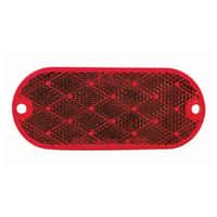 55-1209 - Oval Reflector, Red - Image 1