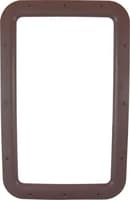 Entrance Door Window Frame - Interior - Brown