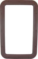 Entrance Door Window Frame - Interior - Brown