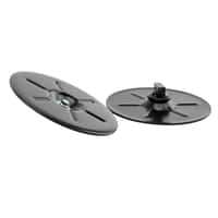 9" Round Landing Gear Foot Pad - 2 Pack Image 1