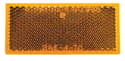 483 Rectangle Reflector, Amber